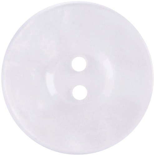 Milward Knoop Glans Wit 17mm (3 stuks)-2