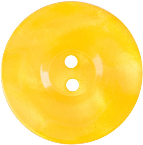 Milward Glanzende Knoop Geel 22mm (2 stuks)-2