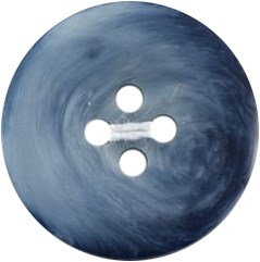 Milward Knoop Gemarmerd Blauw/Wit 20mm (3 stuks)-2