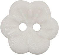 Milward Knoop Witte Bloem 15mm (4 stuks)-2