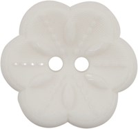 Milward Knoop Witte Bloem 22mm (2 stuks)-2