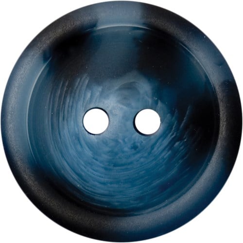 Milward Knoop Gemarmerd Blauw 27mm (2 stuks)-2
