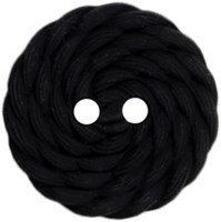 Milward Knoop met Gevlochten Werkje Zwart 19mm (3 stuks)-2