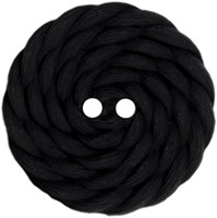 Milward Knoop met Gevlochten Werkje Zwart 27mm (2 stuks)-2