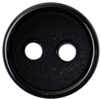 Milward Ronde Matte Knoop Zwart 11mm (8 stuks)-2
