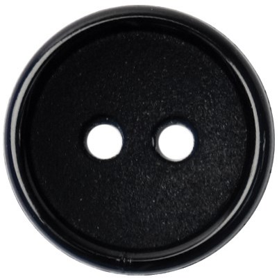 Milward Ronde Matte Knoop Zwart 13mm (6 stuks)-2