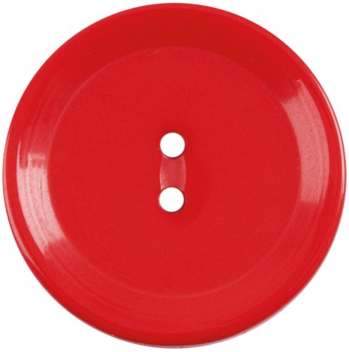 Milward Rood Glanzende Knoop 20mm (3 stuks)-2
