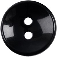 Milward Ronde Glanzende Zwarte Knoop 20mm (3 stuks)-2