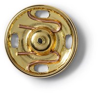 Prym Aannaaidrukknopen Goudkleurig 21 mm-2
