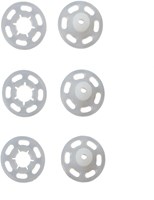 Prym Aannaaidrukknopen Rond Transparant 21 mm-2