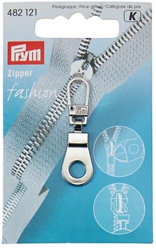 Prym Fashion-Zipper Ring 01 Zilver