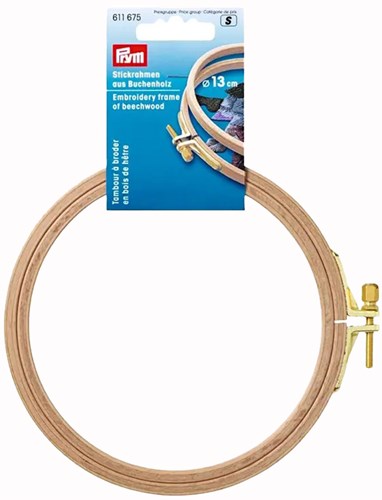 Prym Borduurring Beukenhout Ø 13 cm