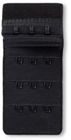 Prym BH-verlengstuk 40 mm 3 x 3 Haken Zwart-2
