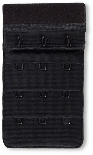 Prym BH-verlengstuk 50 mm 3 x 3 Haken Zwart-2
