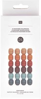 Rico Macramé Houten Kralen 19x22mm Earthy Colours - 24 stuks-2