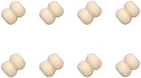 Rico Macramé Houten Kralen 17x22mm Natural - 8 stuks
