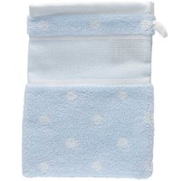Rico Borduur Washand 15 x 21 cm 006 Blauw/Wit