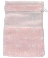 Rico Borduur Washand 15 x 21 cm 007 Roze/Wit