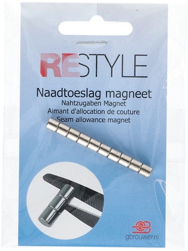 Restyle Naadtoeslag Magneten 5mm 10 stuks