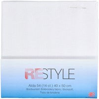 Restyle Borduurstof Aïda 54 (14 ct.) 009 White-2