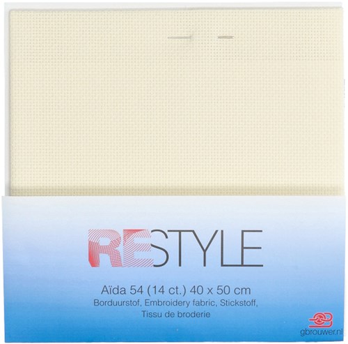 Restyle Borduurstof Aïda 54 (14 ct.) 087 Off-white-2
