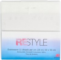 Restyle Borduurstof Evenweave 11 draads per cm (28 ct.) 087 Off-white-2