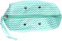 Wolplein Haaktas large wit/mint motief 29x12x17cm-2