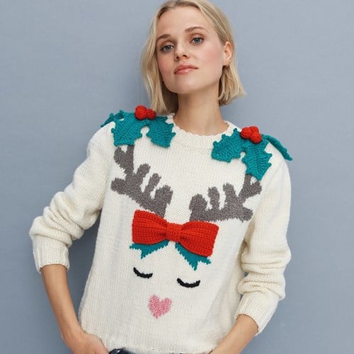 Breipatroon Foute Kersttrui