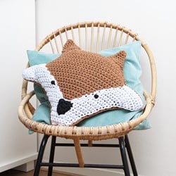 Haakpatroon RibbonXL Foxy Vosjes Kussen
