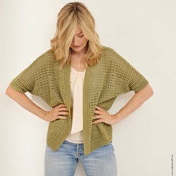 Solo Lino Ajour Vest Breipakket