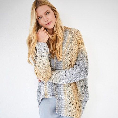 Amoroso Vest Breipakket 1 44/48 Grège / green beige / light gray / sand yellow