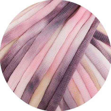 Lana Grossa Gelato 011 Pruim/roze/beige/rauw wit-2