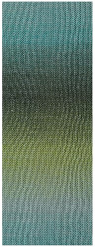 Lana Grossa Gomitolo Gala 4022 Mint/Grijsblauw/Lichtolijf/Modder-2