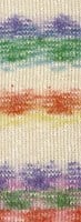 Lana Grossa Gomitolo Hippie 3032 Mosgroen/Roest/Blauw-Violet/Groen/Lichtblauw/Natuur/Lime-2
