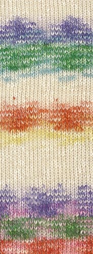 Lana Grossa Gomitolo Hippie 3032 Mosgroen/Roest/Blauw-Violet/Groen/Lichtblauw/Natuur/Lime-2