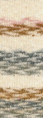 Lana Grossa Gomitolo Hippie 3036 Grafiet/Donkergrijs/Grijs/Roze/Natuur-2