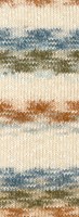 Lana Grossa Gomitolo Hippie 3038 Blauw-Grijs/Amber/Nougat/Rozig-Beige/Natuur-2