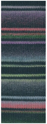 Lana Grossa Gomitolo Magico 3023 Donker/Middel/Lichtgrijs/Grijs Paars/Roze/Groen/Limegroen/Lila-2