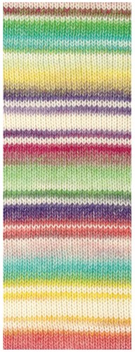Lana Grossa Gomitolo Magico 3027 Licht/Geelgroen/Geel/Beige/Ecru/Grijs Violet/Bes/Bruin/Groen/Turkoois/Wijnrood-2