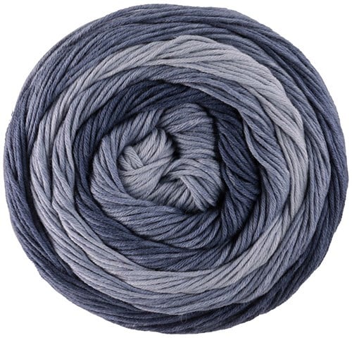 Lana Grossa Gomitolo Tono 1039 Denim/Grijs/Staalblauw