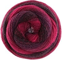Lana Grossa Gomitolo Versione 452 Zwart Rood/Bordeaux/Rood/Wijnrood