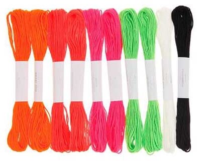 Rico Sticktwist Borduurgarenpakket 8m 005 Neon-2