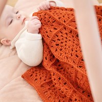 Granny Square Babydeken Uni colour