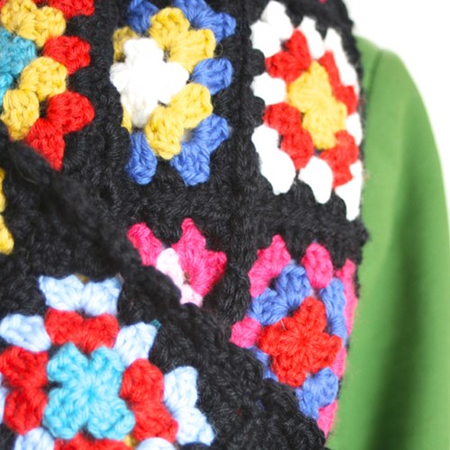 Haakpatroon Basic Merino granny square sjaal-2