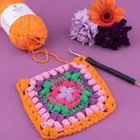 Granny’s Diamond Cushion Haakpakket 052 Orchid-3