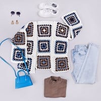 Ocean Granny Vest - Finishing Stitches Garen- en Haakpakket