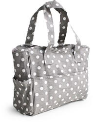 Hobbytas Grey Linen Polka Dot