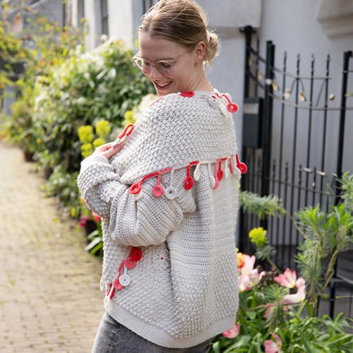 Voorjaars vest en sjaal Haakpakket Amazing Birch S/M-2