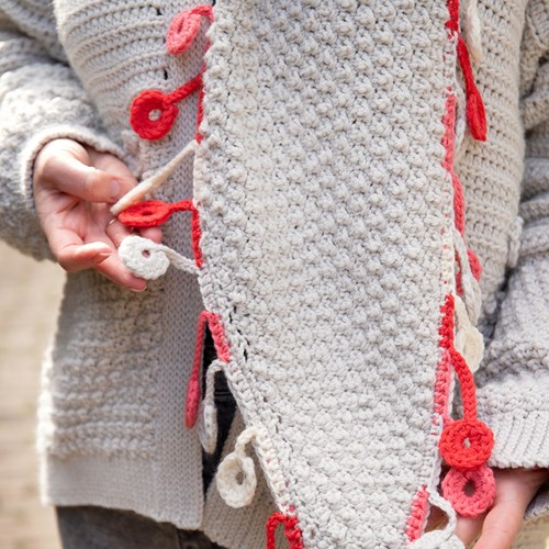 Voorjaars vest en sjaal Haakpakket Amazing Birch S/M-3