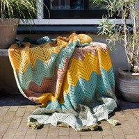 Brede Zigzag deken Garenpakket